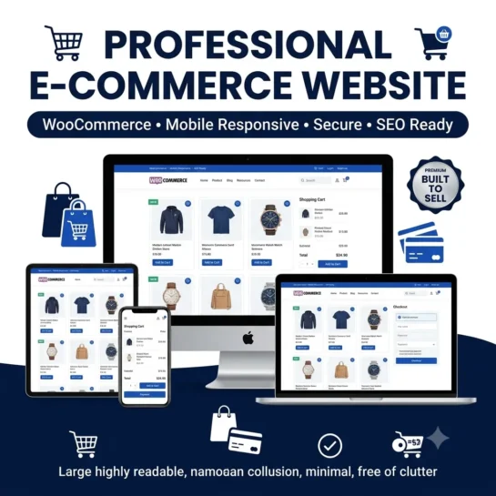 Professional E commerace Website