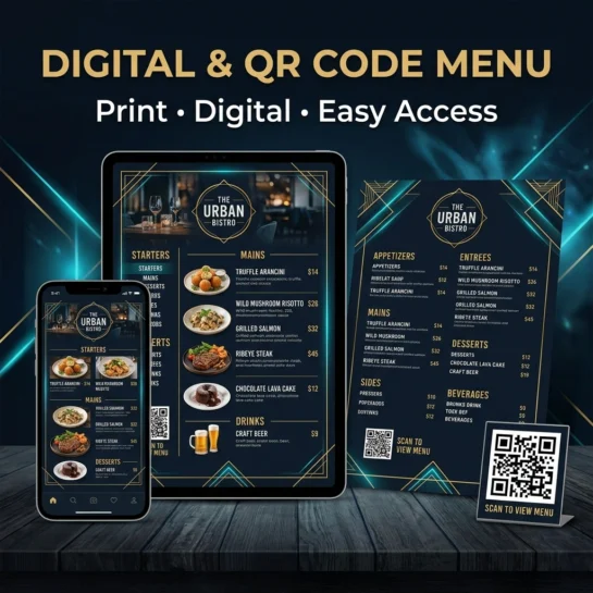 Digital & QR Code Menu