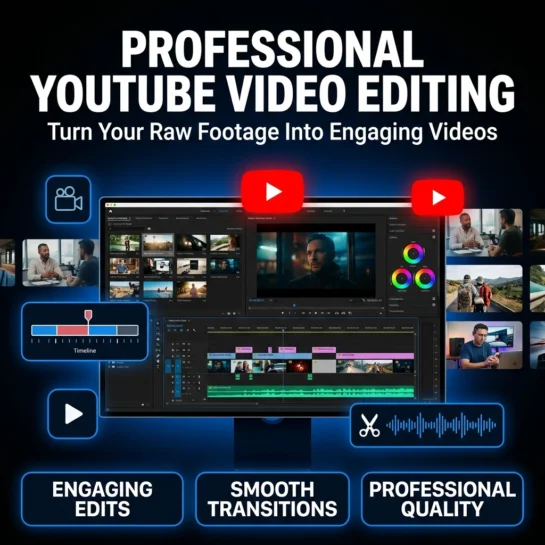 Professional Youtube Video Editing Services
