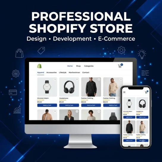 Professional shopify store