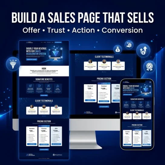 build a sale page that sells