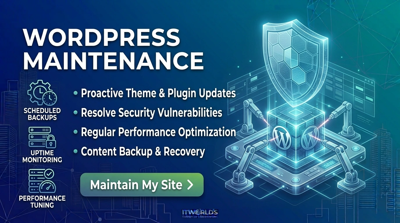 WordPress Maintenance service