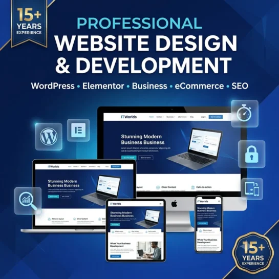 perffesional website design & development