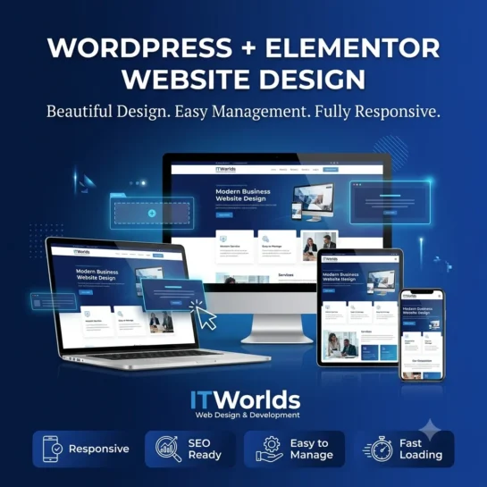 wordpress and elementor website