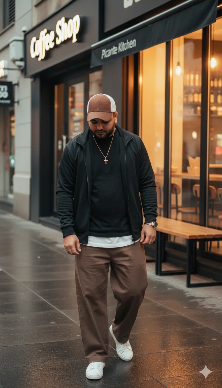 Rana Zeeshan Ahmad Founder & CEO For ITWORLD's AI Prompt 115 Generate a stylish young man poses casually on a city sidewalk