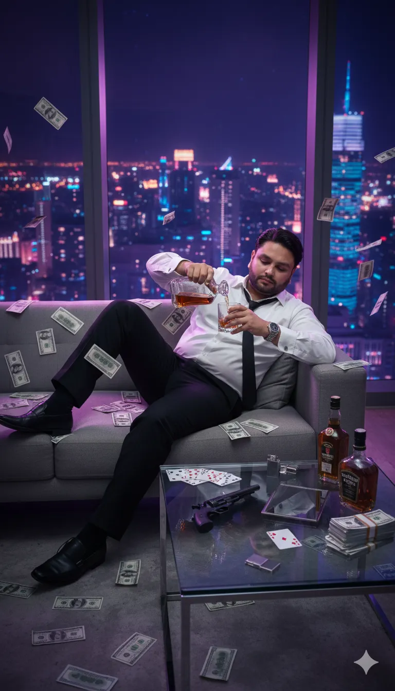 AI Prompt 133 cinematic portrait of a stylish young man in elegant appearance