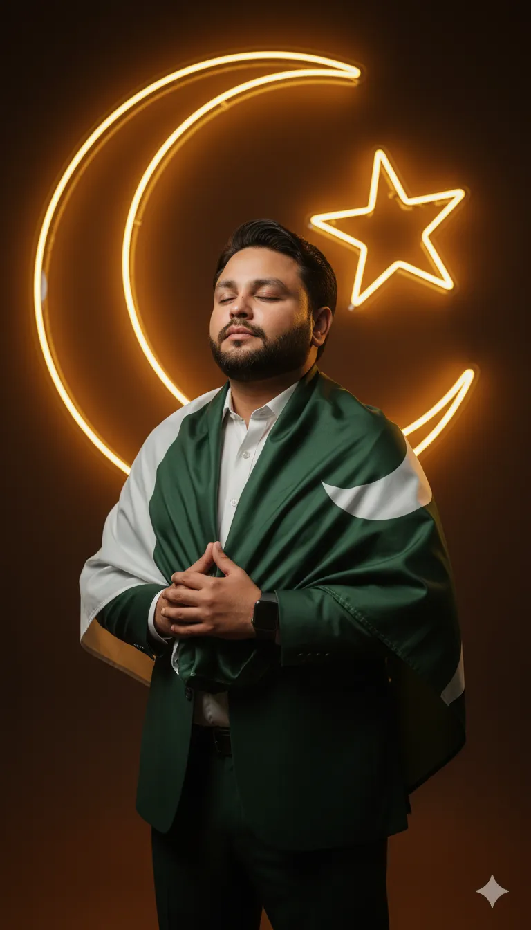 Rana Zeeshan Ahmad Founder & CEO For ITWORLD's AI Prompt 146 A young man lying peacefully on a grassy mountain hill during golden hour