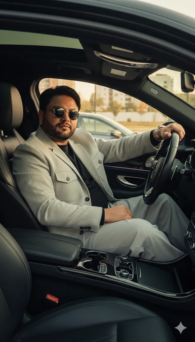 AI Prompt 152 Ultra-realistic DSLR-style portrait of the same man