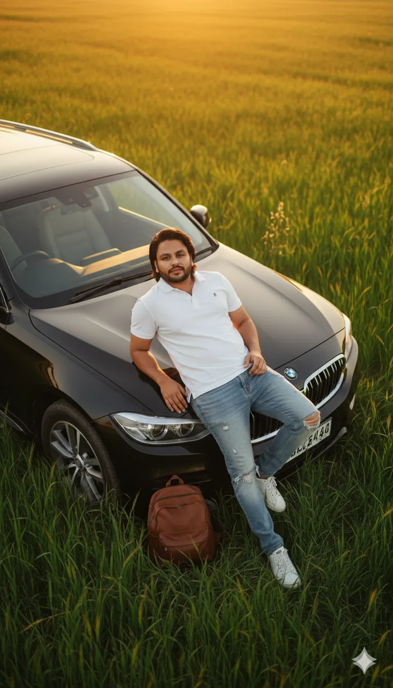 AI Prompt 156 Ultra-realistic DSLR cinematic shot, golden hour