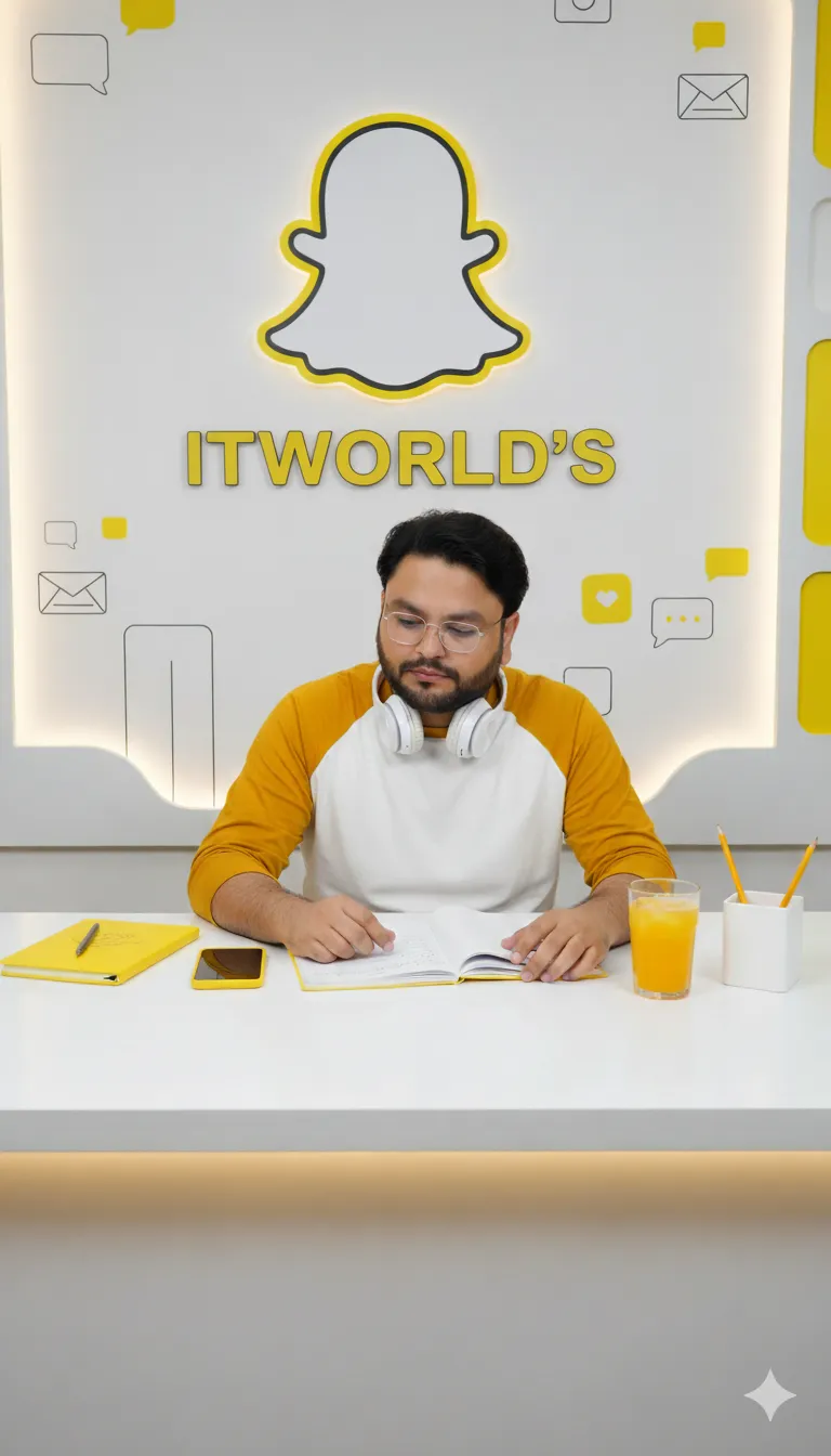 AI Prompt 173 A professional male content creator sitting at a modern white desk