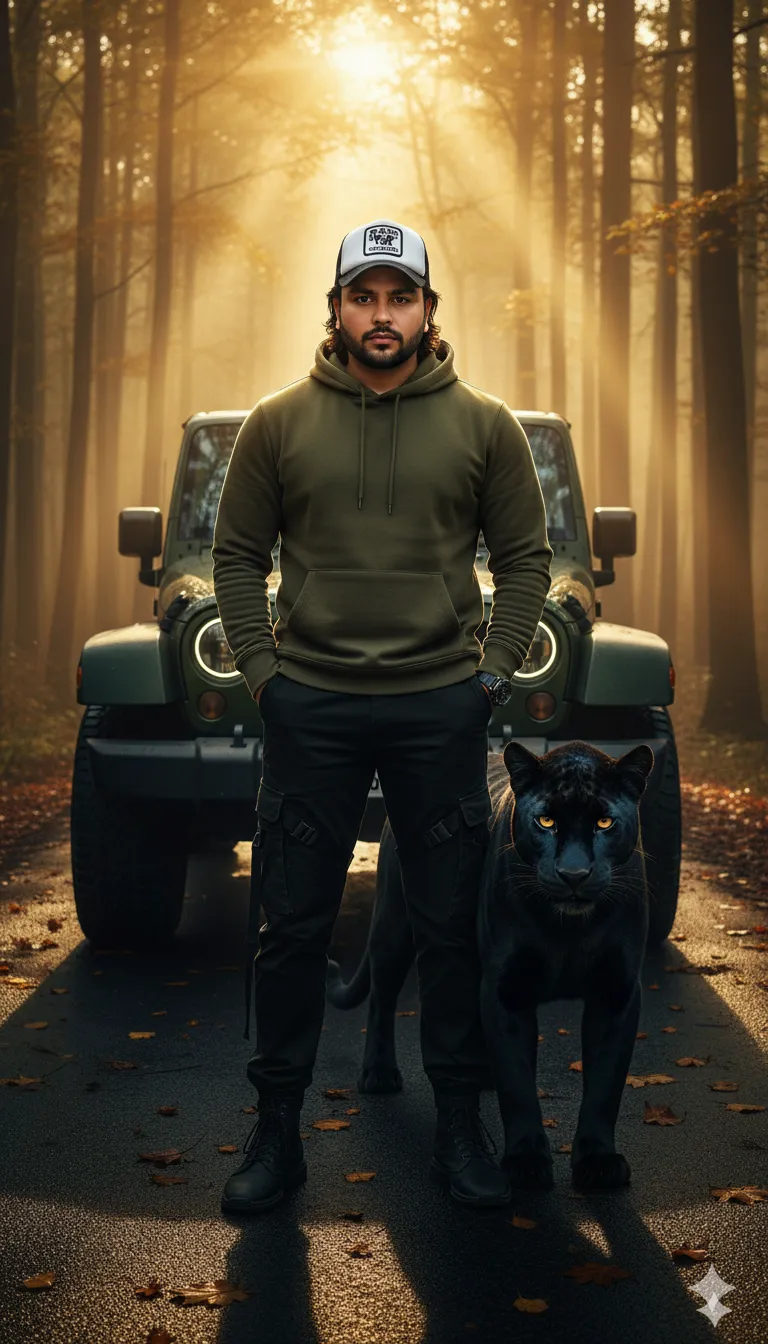 AI Prompt 175 A cinematic ultra-realistic portrait of a confident young man standing