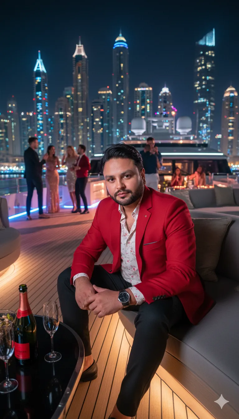 AI Prompt 208 A hyper-realistic cinematic portrait of an Indian man