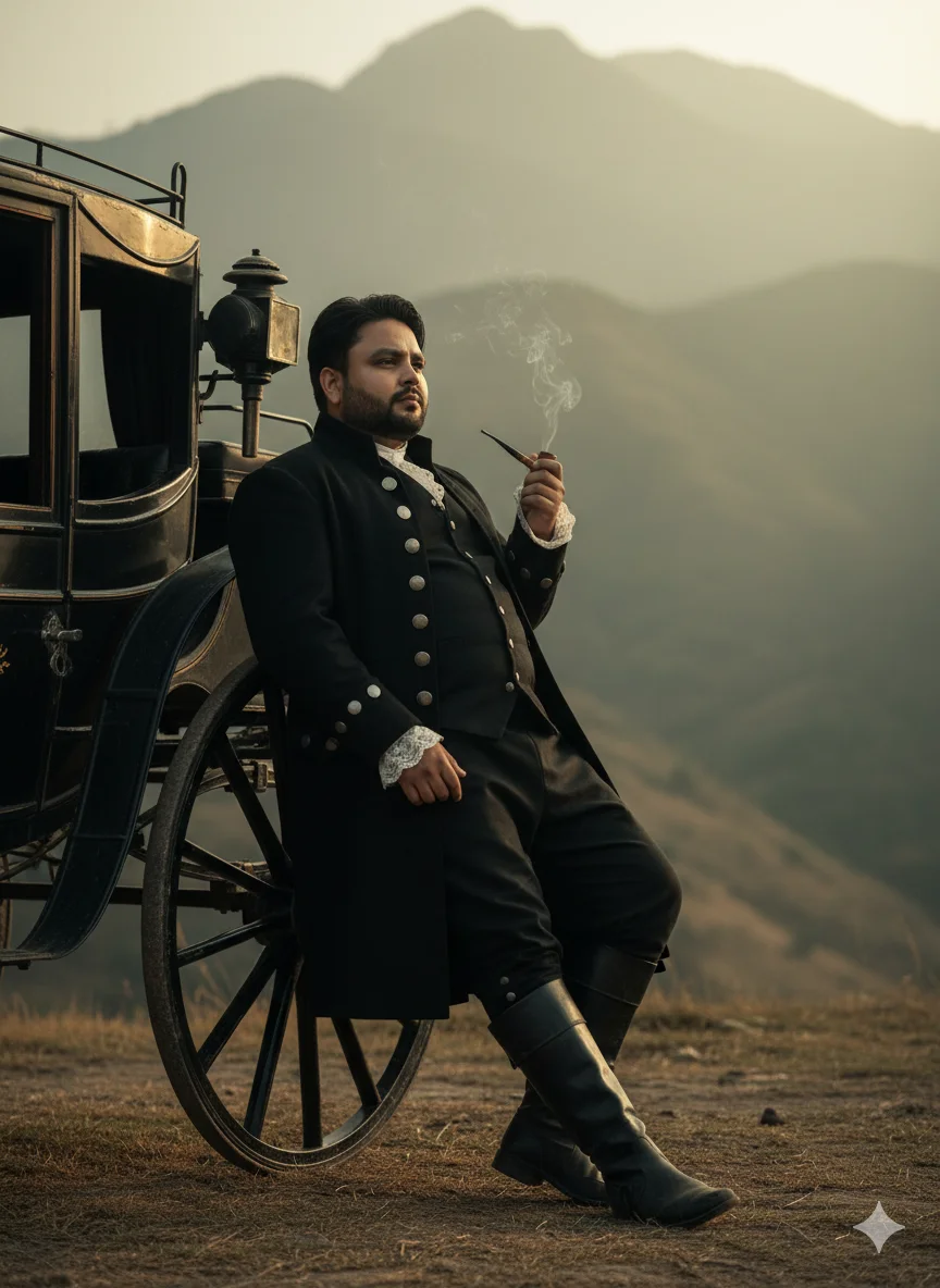 AI Prompt 22 18th-century cinematic scene