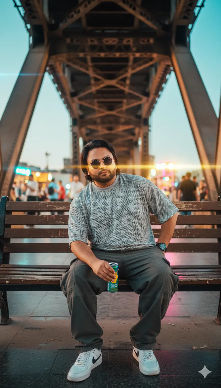 AI Prompt 233 Cinematic 8K portrait of a stylish 29-year-old man