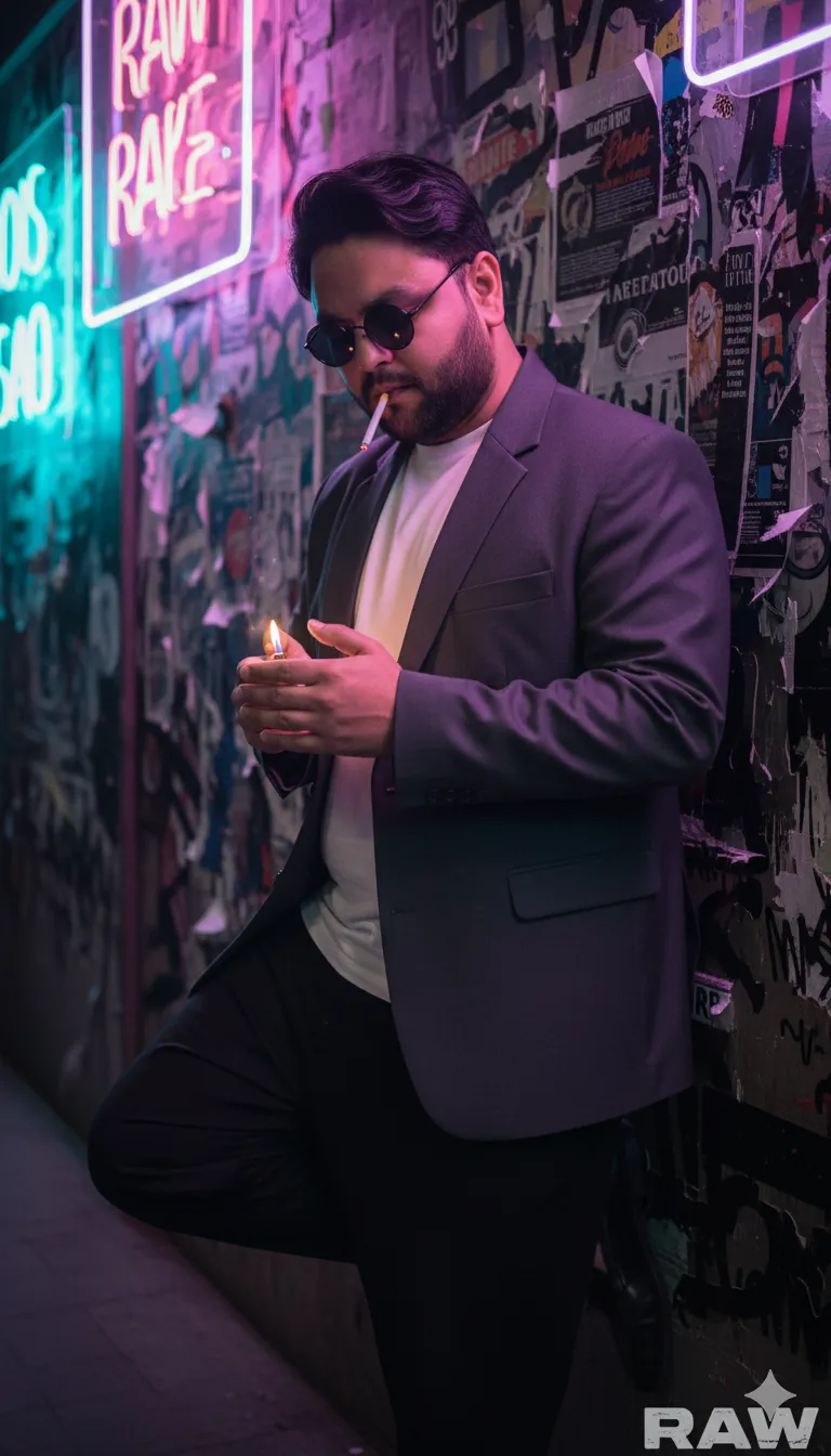 AI Prompt 239 Hyper-realistic 3:4 cinematic portrait of Gen-Z man