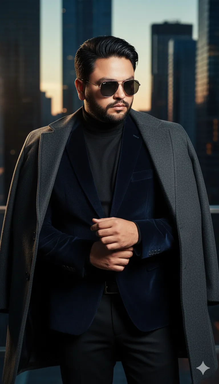 AI Prompt 245 A cinematic image of me standing with Tommy Shelby from Peaky Blinders