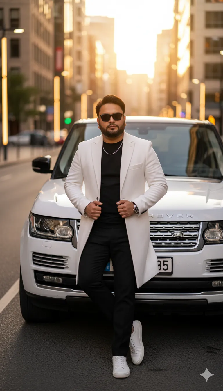 AI Prompt 252 A hyper-realistic, cinematic 9:16 full-body portrait of the exact man