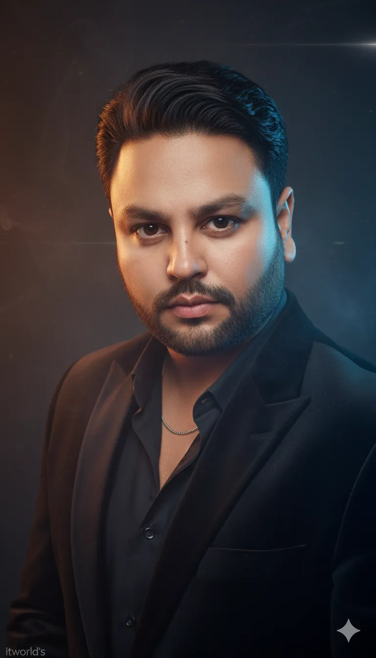 AI Prompt 265 Hyper-realistic 8K low-angle full-body shot of a man (26-30)