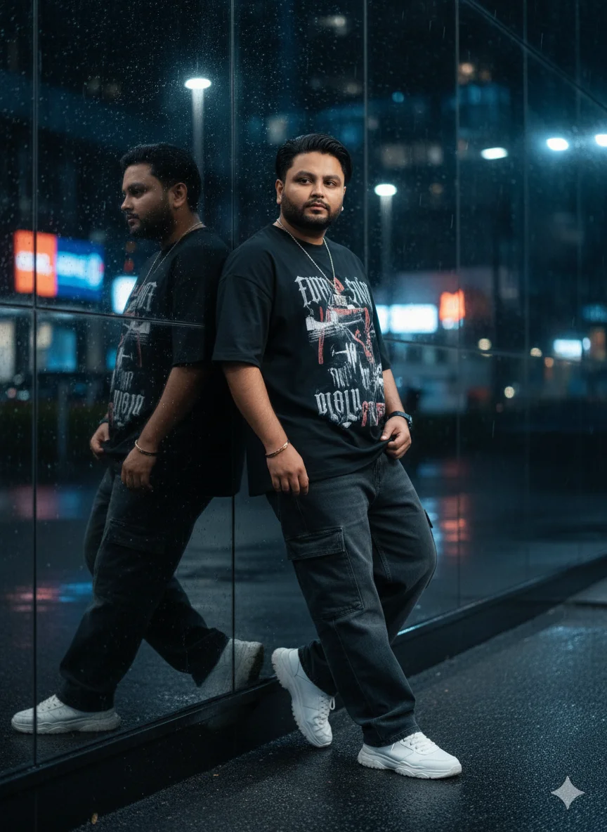 AI Prompt 29 Create a cinematic ultra-realistic full-body portrait of a stylish young man