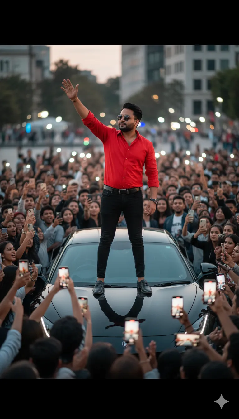 AI Prompt 320 Ultra-realistic cinematic photo of a stylish young man