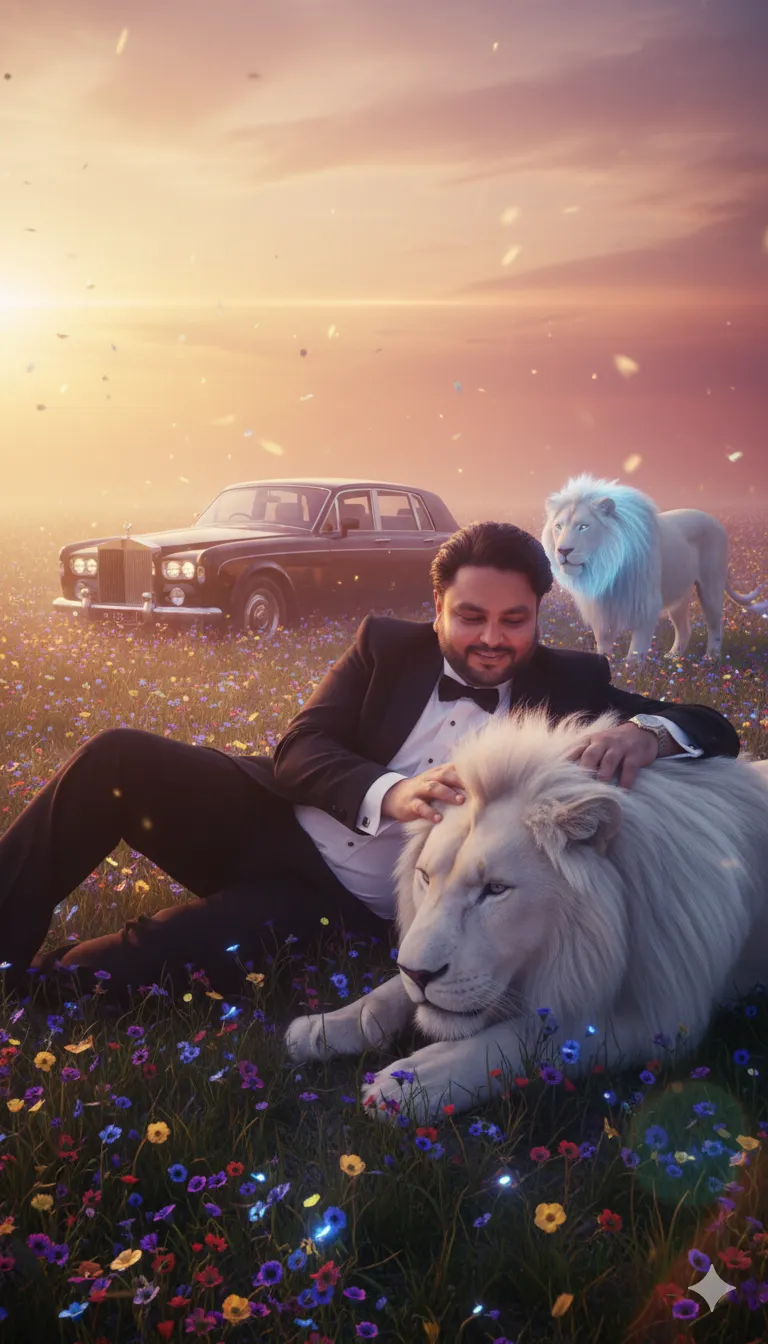 AI Prompt 352  its mane faintly illuminated with an ethereal glow