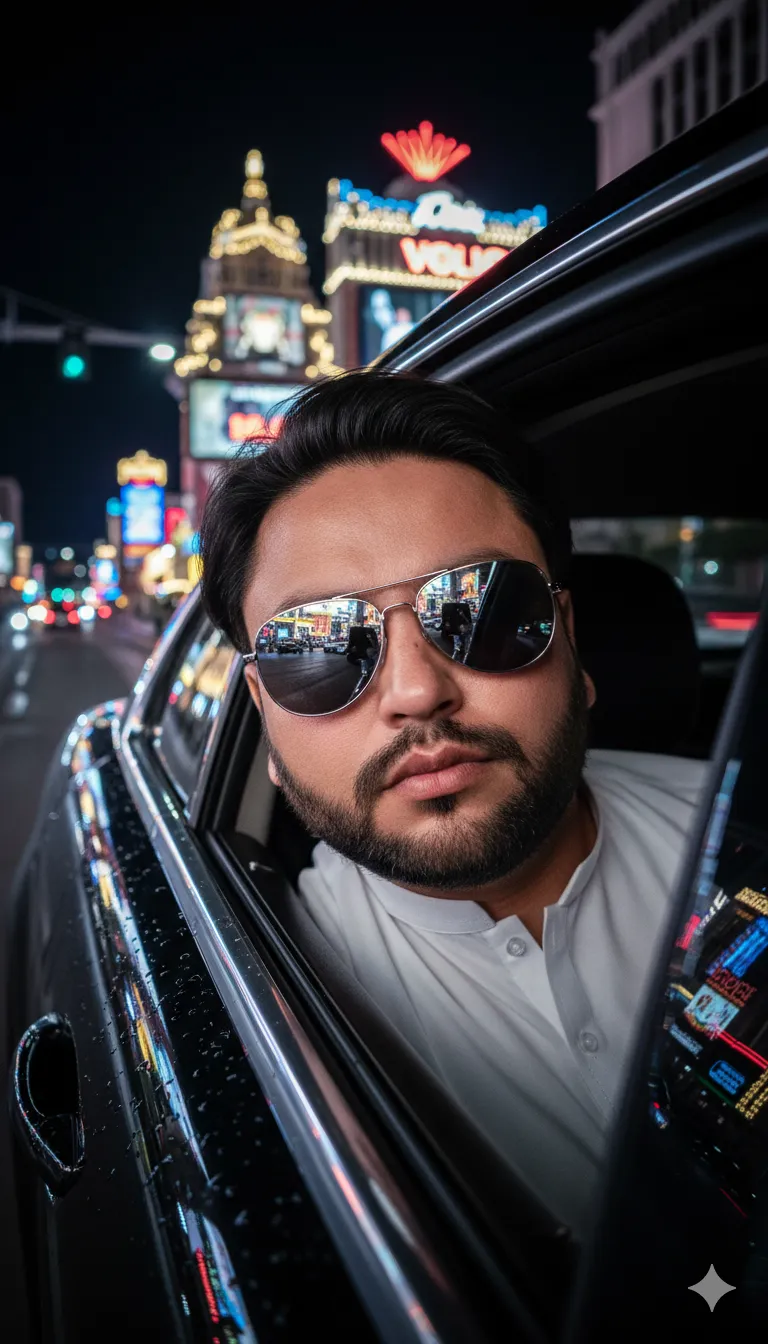 AI Prompt 371 An ultra-photorealistic, hyper-detailed wide-angle cinematic portrait of a man