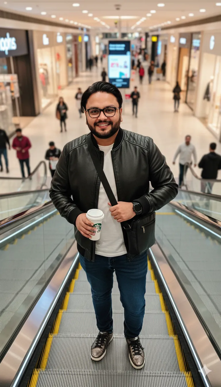 Rana Zeeshan Ahmad Founder & CEO For ITWORLD's AI Prompt 377 Loose strands of hair fall naturally across the face.