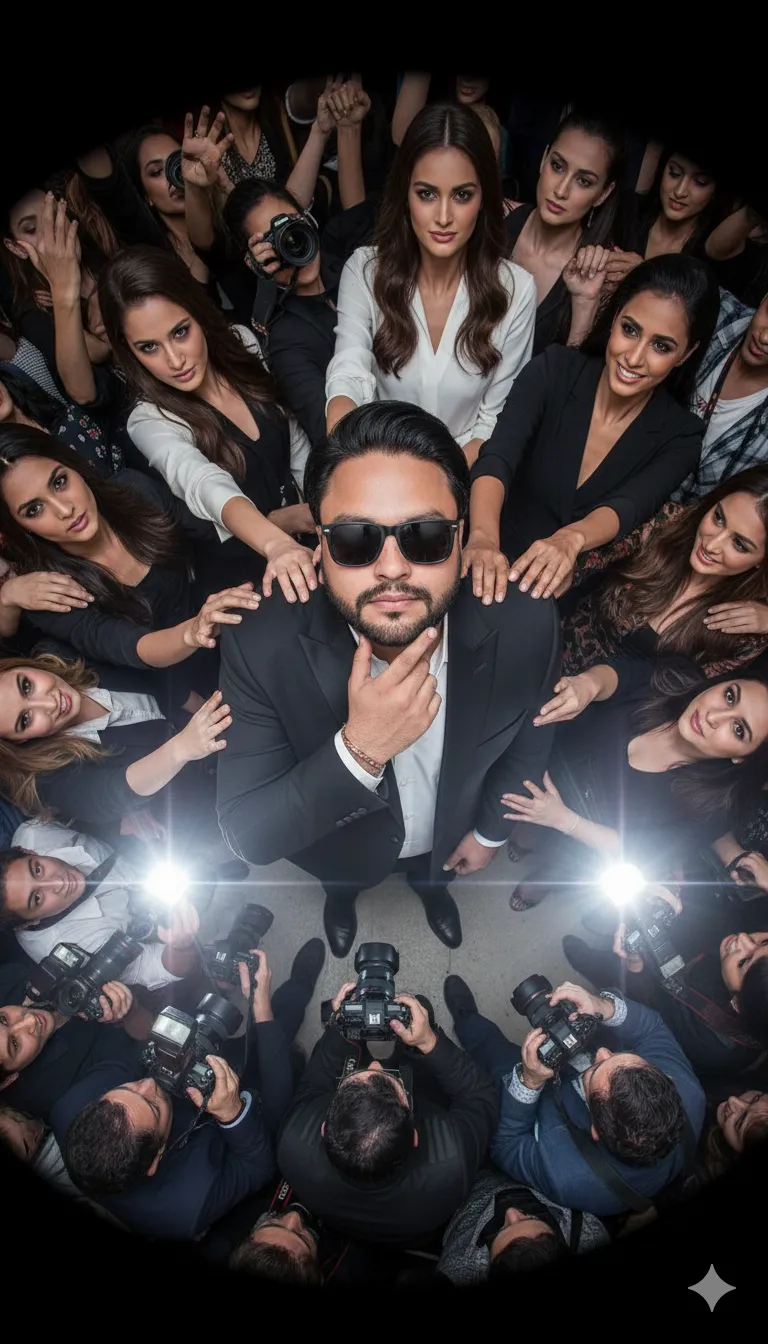 Rana Zeeshan Ahmad Founder & CEO For ITWORLD's AI Prompt 381 Wide-angle GoPro-style shot from a high, symmetrical bird's-eye perspective