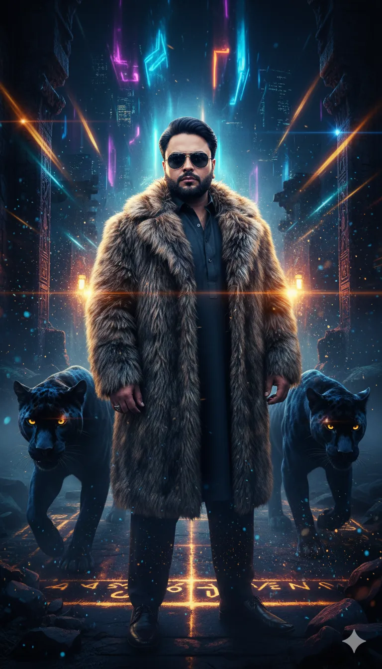 AI Prompt 405 A rugged Pakistani man in his late 20s, with his real face remaining