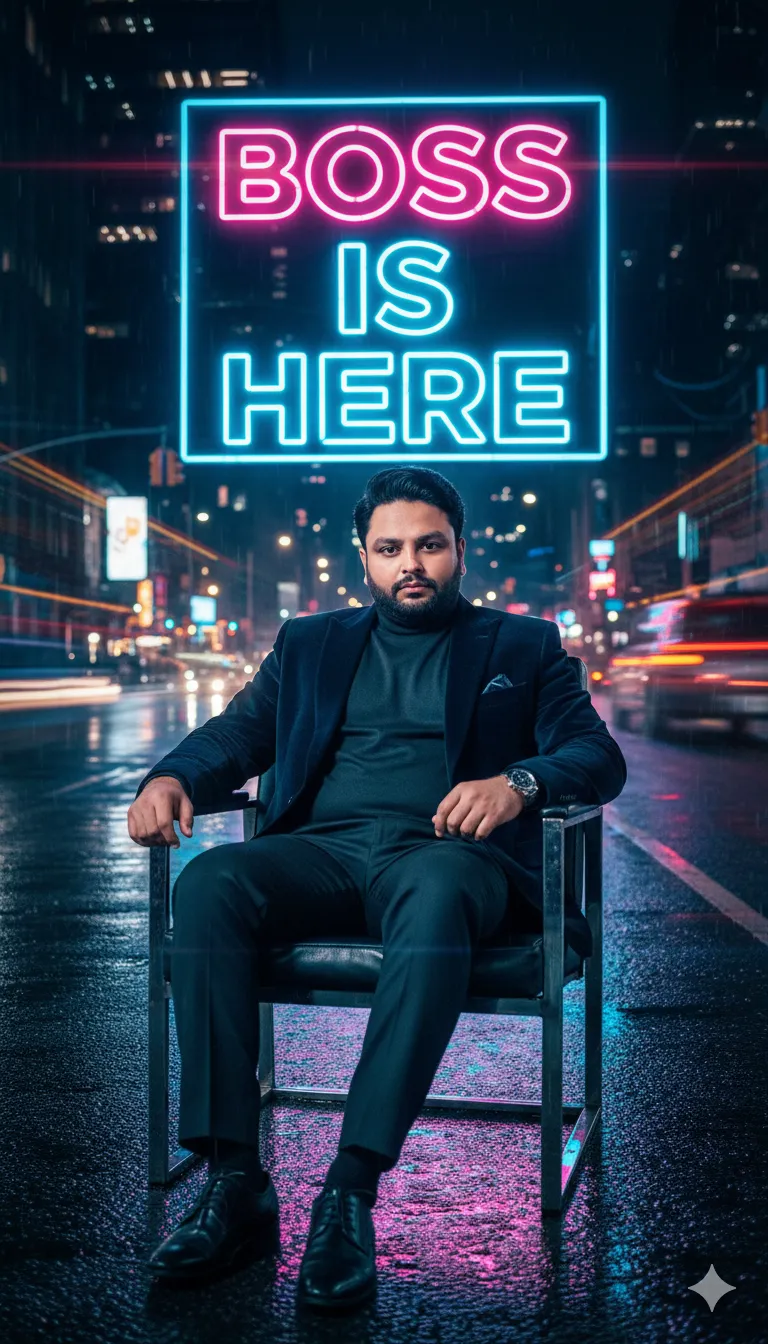 Rana Zeeshan Ahmad Founder & CEO For ITWORLD's AI Prompt 406 leaning back slightly with one arm resting on the chair