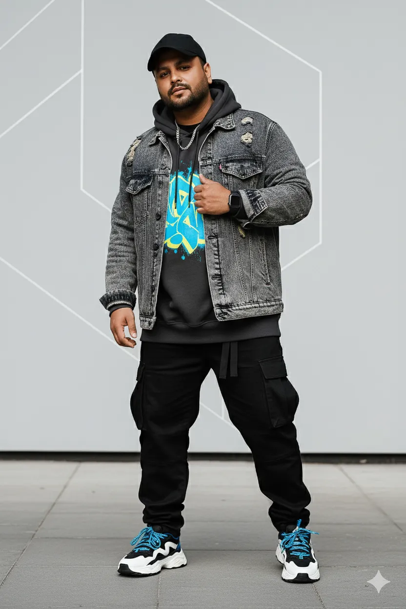 AI Prompt 440  He should be wearing authentic streetwear