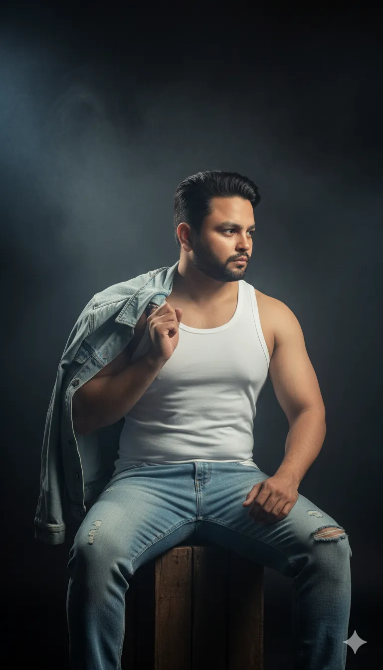 AI Prompt 459 Create A stylish man with a clean hair cut