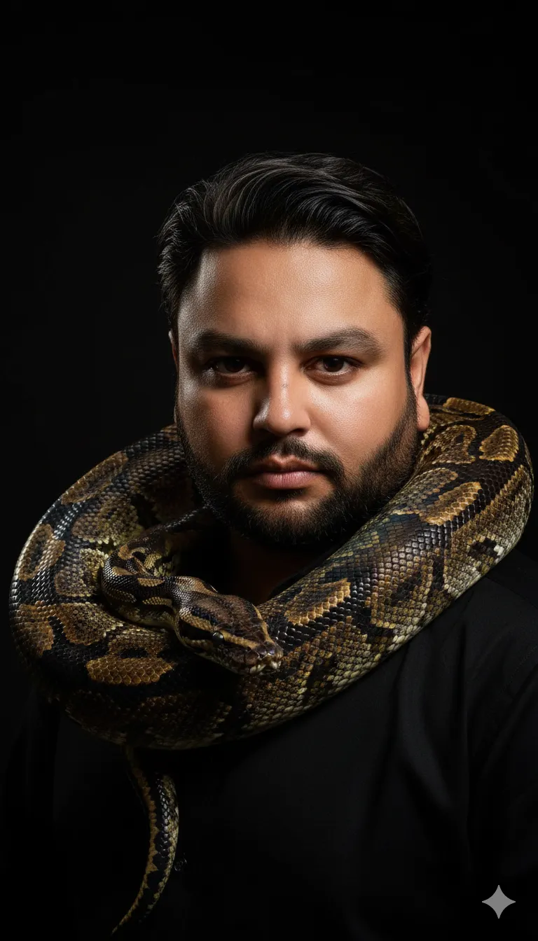 AI Prompt 462 He has a well-groomed beard and mustache