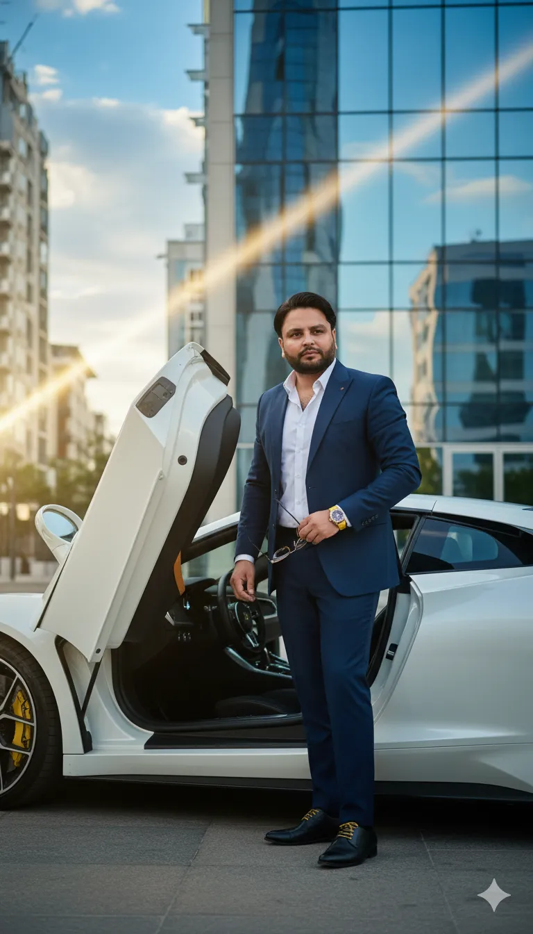 Rana Zeeshan Ahmad Founder & CEO For ITWORLD's AI Prompt 476 EXACTLY USING THE SENT PHOTO ROSES