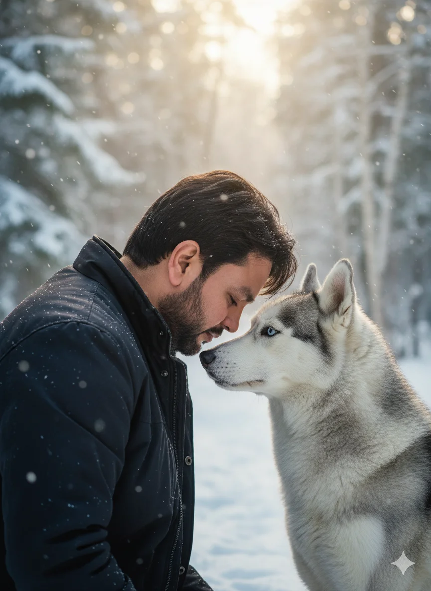 Rana Zeeshan Ahmad Founder & CEO For ITWORLD's AI Prompt 56 Create a cinematic and emotional portrait of the person standing face to face