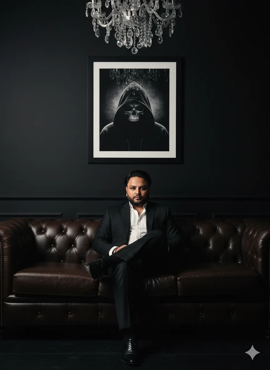 Rana Zeeshan Ahmad Founder & CEO For ITWORLD's AI Prompt 66 A confident, handsome man with slicked hair