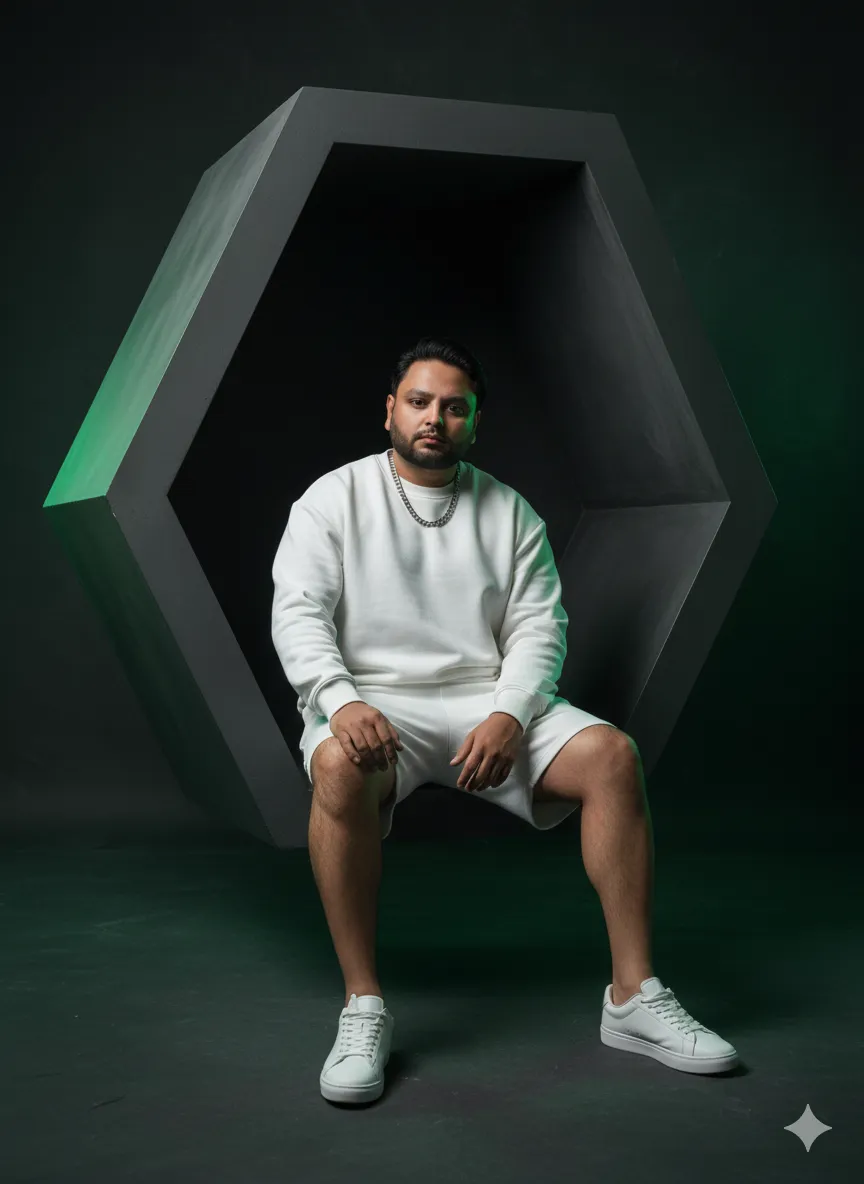 Rana Zeeshan Ahmad Founder & CEO For ITWORLD's AI Prompt 7 Hyper-realistic editorial photo of a male model