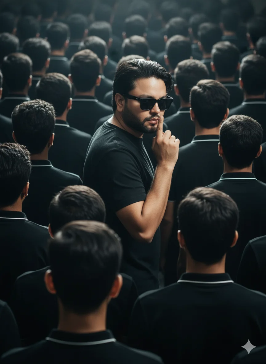 Rana Zeeshan Ahmad Founder & CEO For ITWORLD's AI Prompt 70 A man standing in the middle of a crowd